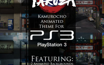 Custom Yakuza animated theme for PS3!