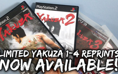 Limited Reprints of Yakuza 1 – 4 Now Available!
