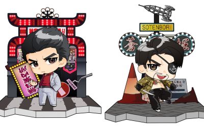 APEX-TOYS Announce HappyClick Kazuma Kiryu and Majima Goro Figures at Wonderfest 2026.